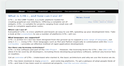 Desktop Screenshot of gtk.org