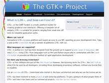Tablet Screenshot of gtk.org
